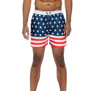 Costume da bagno da uomo con bandiera americana - Product Image 2