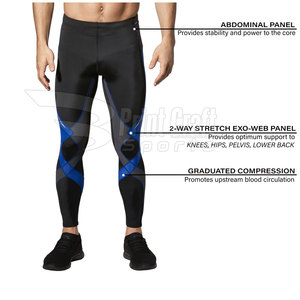 Leggings de compression sur mesure en gros, service OEM, dernier style de leggings de compression pour hommes - Product Image 3