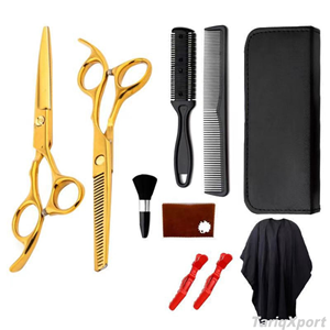 Tijeras Profesionales para Adelgazar el Cabello, Hoja de Acero Inoxidable, 26 Dientes, para Diestros, Mango Largo, Uso en Salón - Product Image 3