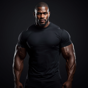 Bodybuilding T Shirt <b>Men</b> Gym Fitness Cotton <b>Stretch</b> Workout Tee Athletic Training Top with OEM ODM Customization - Product Image 5