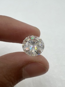 Diamant rond de haute qualité 2mm/4mm/6mm/8mm/10mm/12mm/14mm/16mm/18mm/20mm/Pierre précieuse en vrac Couleur D Pureté VVS - Product Image 2