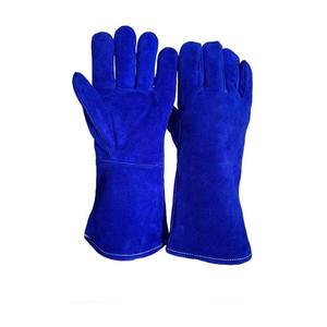 Guantes de Soldadura de Cuero con Protección Completa para la Palma, Guantes de Trabajo Antiestáticos para Protección en el Trabajo, Guantes de Seguridad para Soldador - Product Image 3
