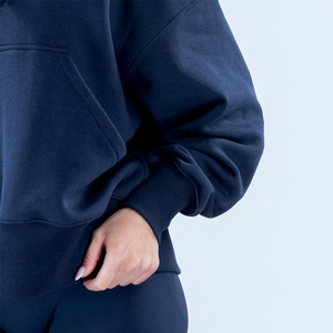 New Arrival Ink Color Women's Hoodie High Street Women's Pullover Hoodie Ribbed Cuff & Hem Women's Hoodie Custom Logo Hoodie - Product Image 3