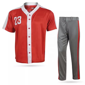 Ensemble de maillot et pantalon de baseball haut de gamme – Vêtements de sport légers et athlétiques avec tissu respirant et design confortable - Product Image 1