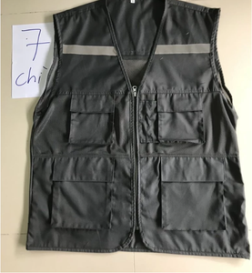 Chaleco de protección laboral al por mayor, chaleco técnico en varios colores con reflectores y cremalleras de fábrica en Vietnam - Product Image 5