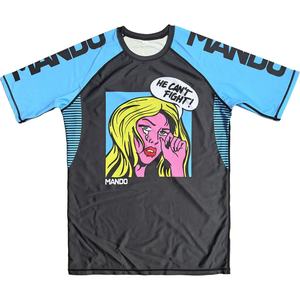 Camiseta de Manga Corta para Hombre, Personalizada, para Artes Marciales Mixtas (MMA), Elástica, de Secado Rápido, para Entrenamiento de Jiu Jitsu - Product Image 2