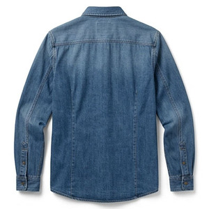 Elegant Look Outdoor Wear Fashionable Men's Shirts Good Quality Winter Wear In Different Color With Size Denim Shirt For Men's - Product Image 2