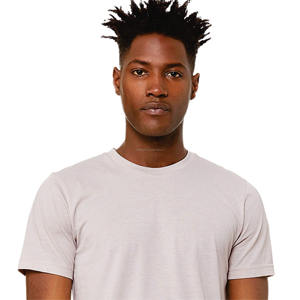 T-shirt à col rond, manches courtes, design tricoté uni, chemise décontractée pour sérigraphie, coupe confortable et choix élégant - Product Image 4