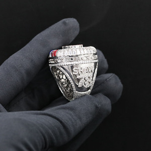 Luxury Silver Moissanite Full Pave Wide Band <b>Ring</b> Statement Jewelry for Party and Weddings - Product Image 6