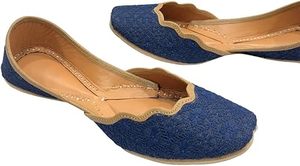 Precio al por Mayor, Nuevo Diseño de Zapatos Khussa para Mujer, Planos, Ligeros, para Interiores y Exteriores, en Colores Mixtos, Zapatos Khussa Pakistaníes para Mujer - Product Image 2