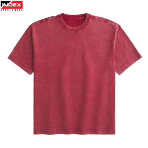 Camiseta de Algodón con Lavado Ácido, Logotipo Personalizado, Estilo Urbano, Vintage, Unisex, Gran Venta - Product Image 1