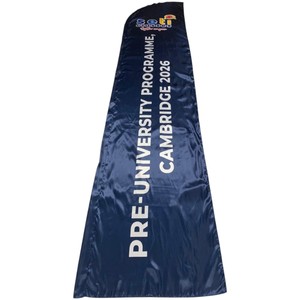 Drapeau en polyester Bridgestone imprimé en sérigraphie, résistant aux UV, durable, bannière promotionnelle, style à suspendre avec mât en aluminium - Product Image 3