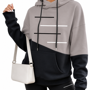 Venta Directa de Fábrica, Precios Bajos, Sudaderas con Capucha Extra Grandes para Mujer, Casuales, 100% Algodón, Personalizables, Tallas Grandes, Invierno, Alta Calidad - Product Image 1