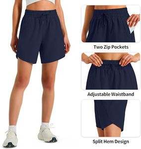 Shorts Deportivos Cortos de 5 Pulgadas para Mujer, Cómodos, Casuales, para Gimnasio, Activos, de Poliéster, Ligeros, para Entrenamiento - Product Image 5