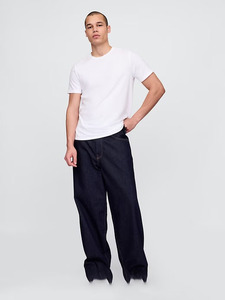 Camiseta Básica Vintage para Hombre, 100% Algodón, Suave, Transpirable, Corte Relajado, Manga Corta, Cuello Redondo, Secado Rápido, para Uso Diario - Product Image 2