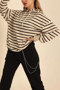 Unlined Eco-Friendly Waterproof <b>Woolen</b> Pullover Plus Size Hoodies for Women Long Sleeve - Product Image 3