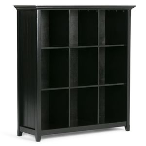 Bibliothèque et unité de rangement Acadian 9 Cube en couleur noire - Product Image 1