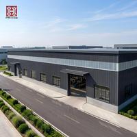 Atelier durable en structure acier isolé ignifuge, résistant aux tremblements de terre, avec panneaux sandwich, pour entrepôt, hangar, abri rapide