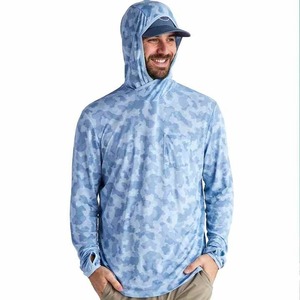 Vêtements de pêche personnalisés, manches longues, séchage rapide, respirants, chemises de pêche pour hommes - Product Image 3