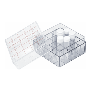 Sample Cup Storage SciLab PC 25-Hole <b>Freezer</b> <b>Box</b> with Numbered Lid for Cryovials - Product Image 2