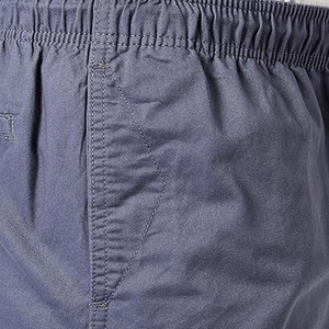 Shorts de sport pour homme, style vintage, été, mode, tissu en toile respirant, spandex/polyester, uni - Product Image 5