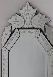 Premium Venetian Wall <b>Mirror</b>, Hand Engraved Italian Glass <b>Mirror</b>, Antique Style Decorative Wall Art - Product Image 2