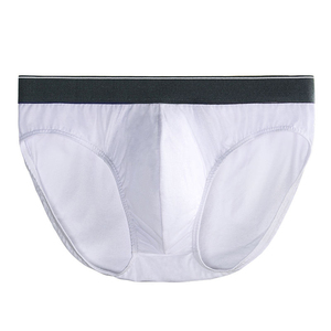 Custom Men's Breathable <b>Boxer</b> Briefs Knitted <b>Polyester</b> Mid-Rise Underwear Quick Dry Embroidery Daily Wear - Product Image 2