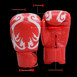 High Quality PU Boxing Gloves Hand Protectors Custom Logo Boxing Gloves for Sports Training - Product Image 5