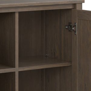 Smoky Brown Lev <b>Low</b> <b>Storage</b> Cabinet for Living Room - Product Image 4