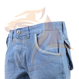 Nuevos Shorts de Mezclilla para Hombre, Diseño Recto, Lavado Claro, Tela Transpirable, Moda Urbana, Estilo Casual - Product Image 6