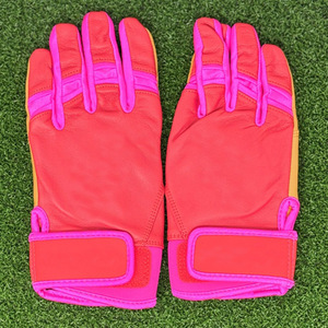 Gants de frappe en polyester/coton rose et vert, rembourrés, avec fermeture auto-agrippante, unisexe adulte, gauche, XL, XXL, équipement d'entraînement - Product Image 5