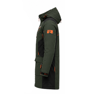 Parkas à capuche légers en toile, vestes longues confortables, manteaux d'hiver décontractés pour hommes, vêtements d'extérieur en gros - Product Image 4