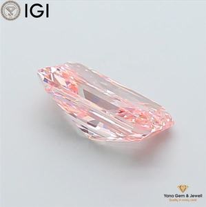 เพชรสีชมพูสดใส ระดับความสะอาด VS2 น้ำหนัก 3.50 กะรัต ผลิตด้วยวิธี CVD รูปทรงเรเดียนท์ พร้อมใบรับรอง IGI เหมาะสำหรับเครื่องประดับสั่งทำ - Product Image 6