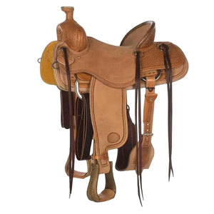 Silla de Montar Profesional para Equitación con Asiento Acolchado Suave y Acabado en Cuero Resistente para Actividades Diarias de Montar - Product Image 1
