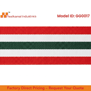 ริบบิ้นตกแต่งลายทางกว้าง 50 มม. จากนีลคามัล อินดัสทรีส์ สำหรับทำโบว์ติดผม งานเย็บปักถักร้อย และห่อของขวัญ - Product Image 4