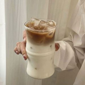 Vente en gros de gobelets à boissons en verre de style moderne et tendance, gobelets à joint en bambou, gobelets pour boissons froides - Product Image 5