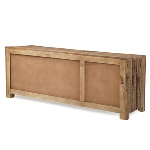 Modern Luxury Foldable Solid Mango Wood <b>TV</b> <b>Stand</b> High Quality Environment Friendly Floor Mount Cabinet Farmhouse Entry <b>TVs</b> - Product Image 5