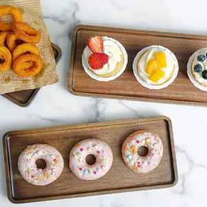 Plateau de service en bois au design fabuleux, rectangulaire, design moderne, écologique, passe au lave-vaisselle, décoration de mariage et de maison, prix de gros - Product Image 5