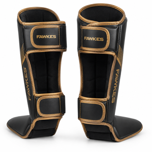 Rodilleras Fawkes Blancas y Azul Marino de PU Ajustables para Artes Marciales, Equipo de Protección Transpirable y Ligero con Marco Metálico para Adultos - Product Image 2