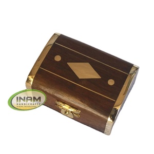 Phong cách hải lý trang trí bằng gỗ hộp nhỏ với đánh bóng Brass <span class=keywords><strong>Inlay</strong></span> làm việc thiết kế đẹp - Product Image 1
