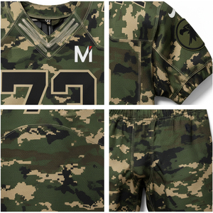 Conjunto de Uniforme de Fútbol Americano para Adultos, Personalizado con Sublimación, Jersey y Pantalones de Malla Transpirable para Equipos Profesionales - Product Image 6