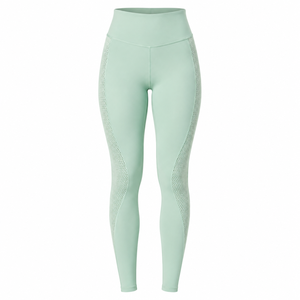 Latest Custom Pink Elastic Waist Define <b>Leggings</b> High Waist Active Wear <b>Leggings</b> Quick Dry And Breathable Gym <b>Leggings</b> For Women - Product Image 6