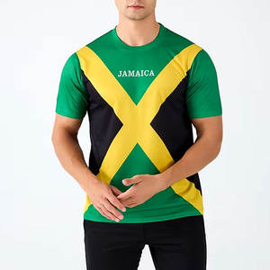 Camiseta de Fútbol Personalizada de Jamaica 2026, Uniforme de Alta Calidad con Manga Corta para Hombre Adulto - Product Image 3