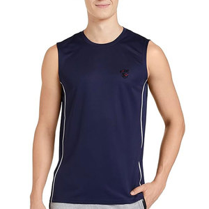 T-shirts sans manches respirants à séchage rapide, vente en gros à bas prix, vêtements de sport sans manches pour hommes - Product Image 1