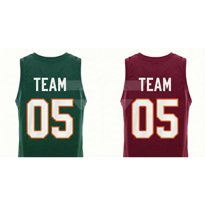 Camiseta Deportiva Juvenil Reversible de Doble Capa de Malla, Ajuste Juvenil, Manga Corta, Transpirable, Colores Personalizados para Equipos - Product Image 1