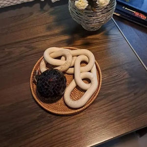 Chaîne en résine à maillons acryliques larges, chaîne en bois, poignée de sac en résine épaisse effet marbre, accroche-sac à main, accessoires pour sac fourre-tout, décoration murale - Product Image 1