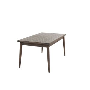 Contemporary <b>Walnut</b> Finish 1-Piece Solid Wood Rectangle Dining <b>Table</b> Melamine MDF Furniture for Dining Room - Product Image 4