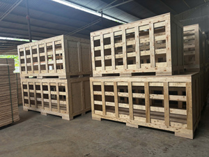 Wooden <b>Crate</b> Strong Sturdy Wooden Case Container for <b>Storage</b> Export Design Plywood Box Custom Dimension Dimensions - Product Image 2