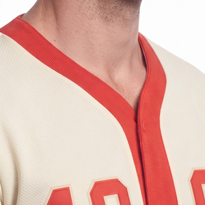 Camiseta de Béisbol Personalizada con Logotipo para Hombre, Ropa Deportiva, Fabricante OEM, Camisetas de Béisbol con Botones Completos para Hombre - Product Image 4