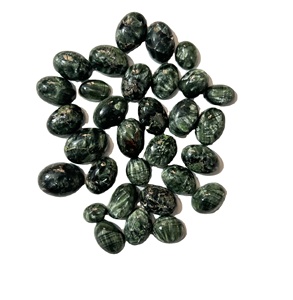 Wholesale Price Lot Natural <b>Gems</b> Seraphinite Green Oval Cut IGI Certified Cabochon Handwork Ring DIY And Jewellery Making <b>Stone</b>, - Product Image 4